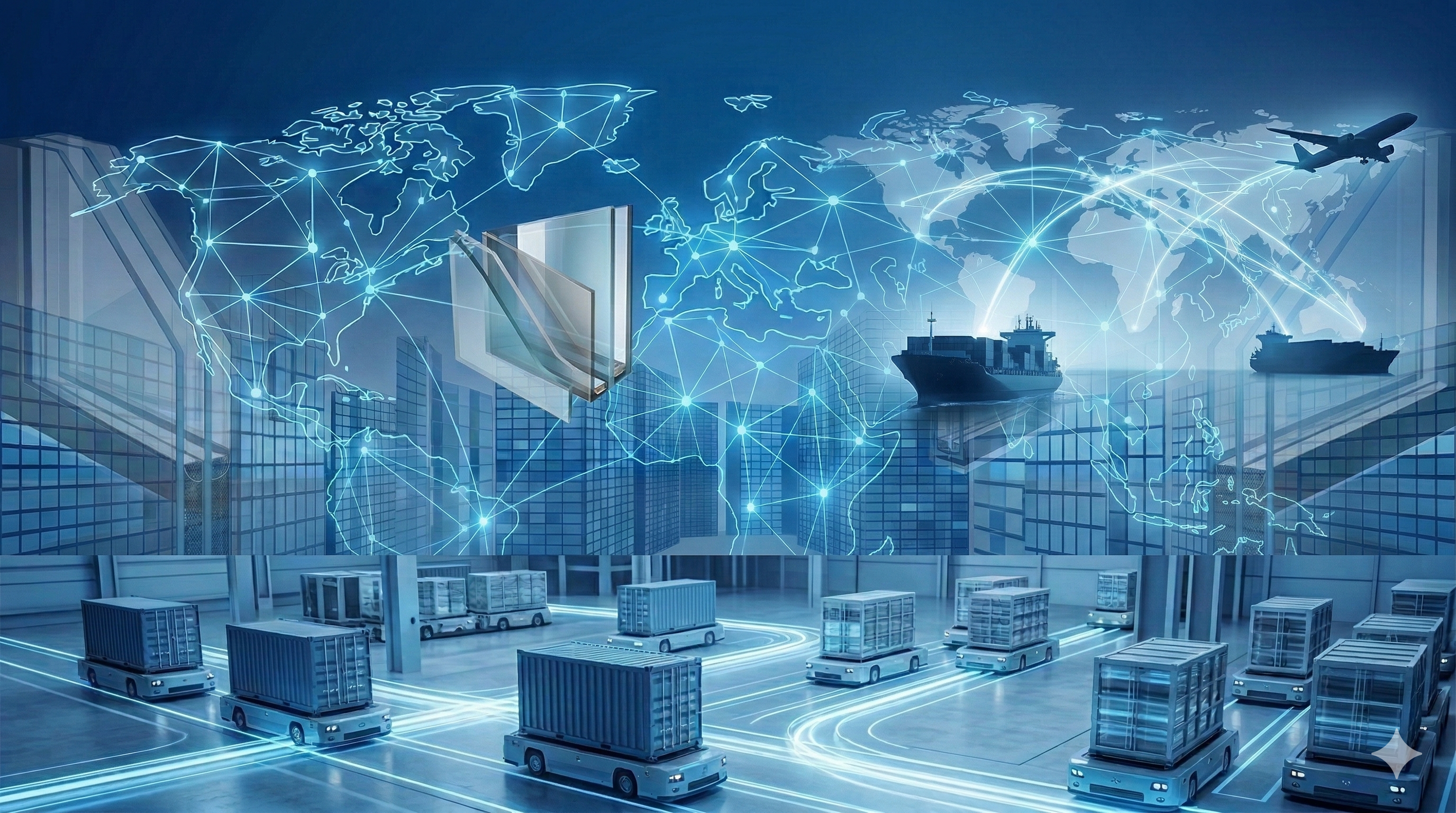 Global logistics and shipping containers